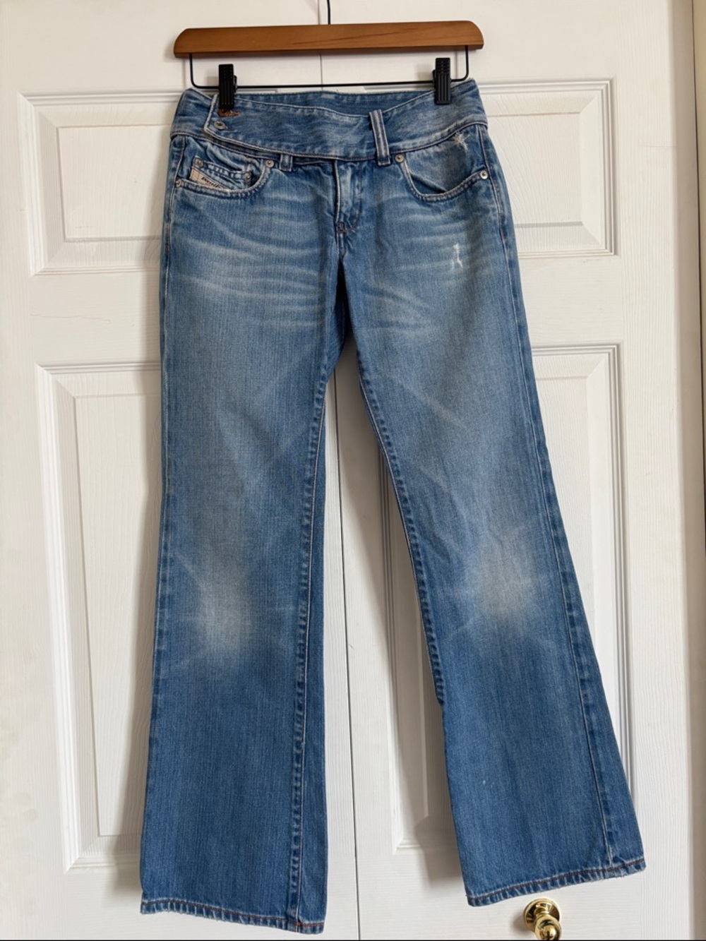 Diesel Women's Light Blue Flare Jeans